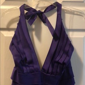Purple cocktail dress, size 5/6